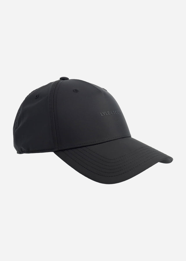 Lyle & Scott Caps Shell fabric cap - jet black