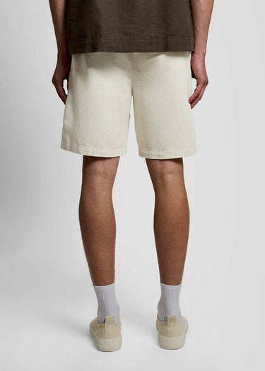 Lyle & Scott Korte Broeken Linen short - putty