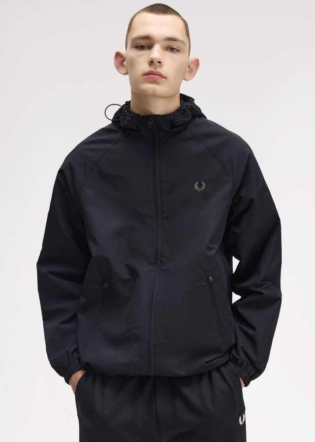 Fred Perry Jackets Hooded shell jacket - black