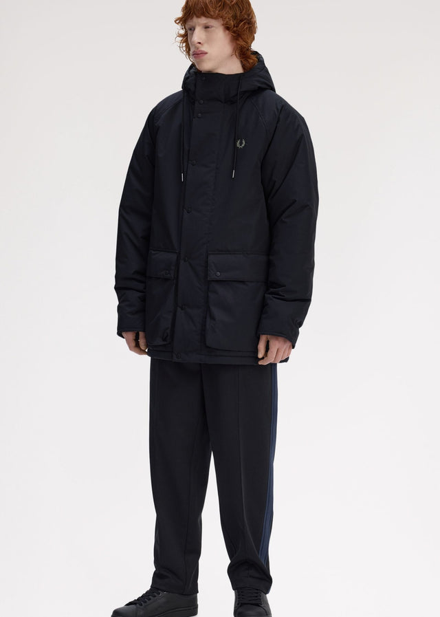 Fred Perry Jackets Padded zip through jacket - black