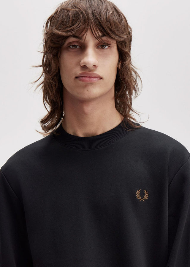 Fred Perry Sweaters Crew neck sweatshirt - black shaded stone
