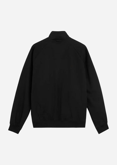Lyle & Scott Jassen Cotton Harrington Jacket - Jet Black