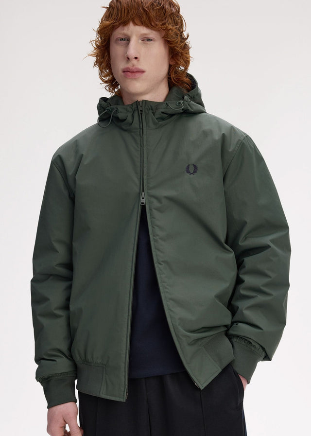Fred Perry Jackets Hooded brentham jacket - court green