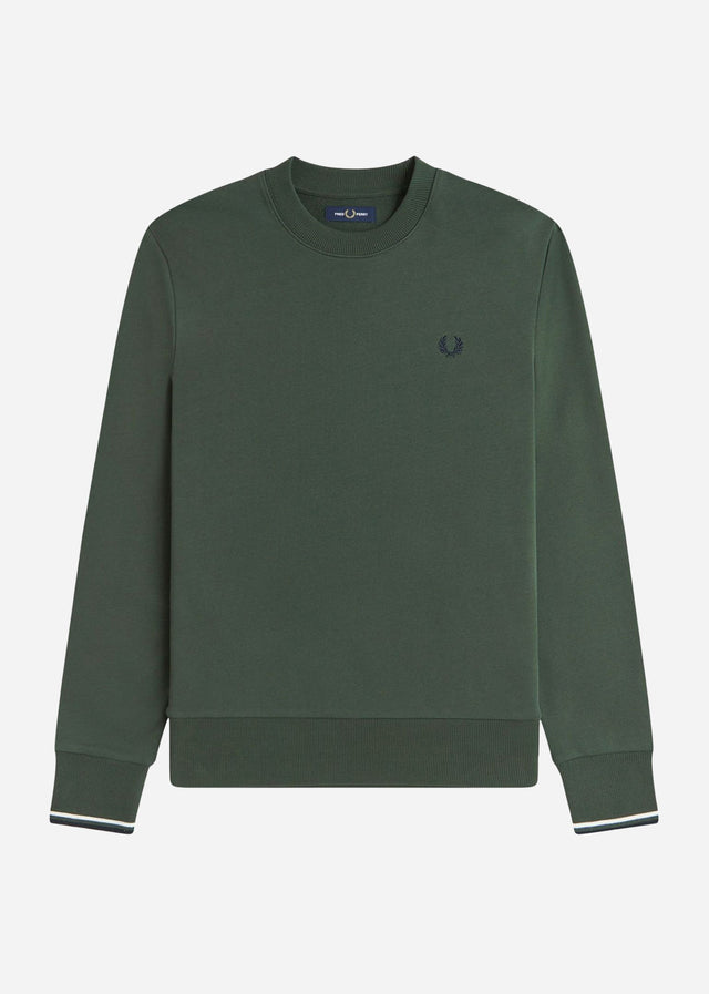 Fred Perry Sweaters Crew neck sweatshirt - crtgrn snwt nvy