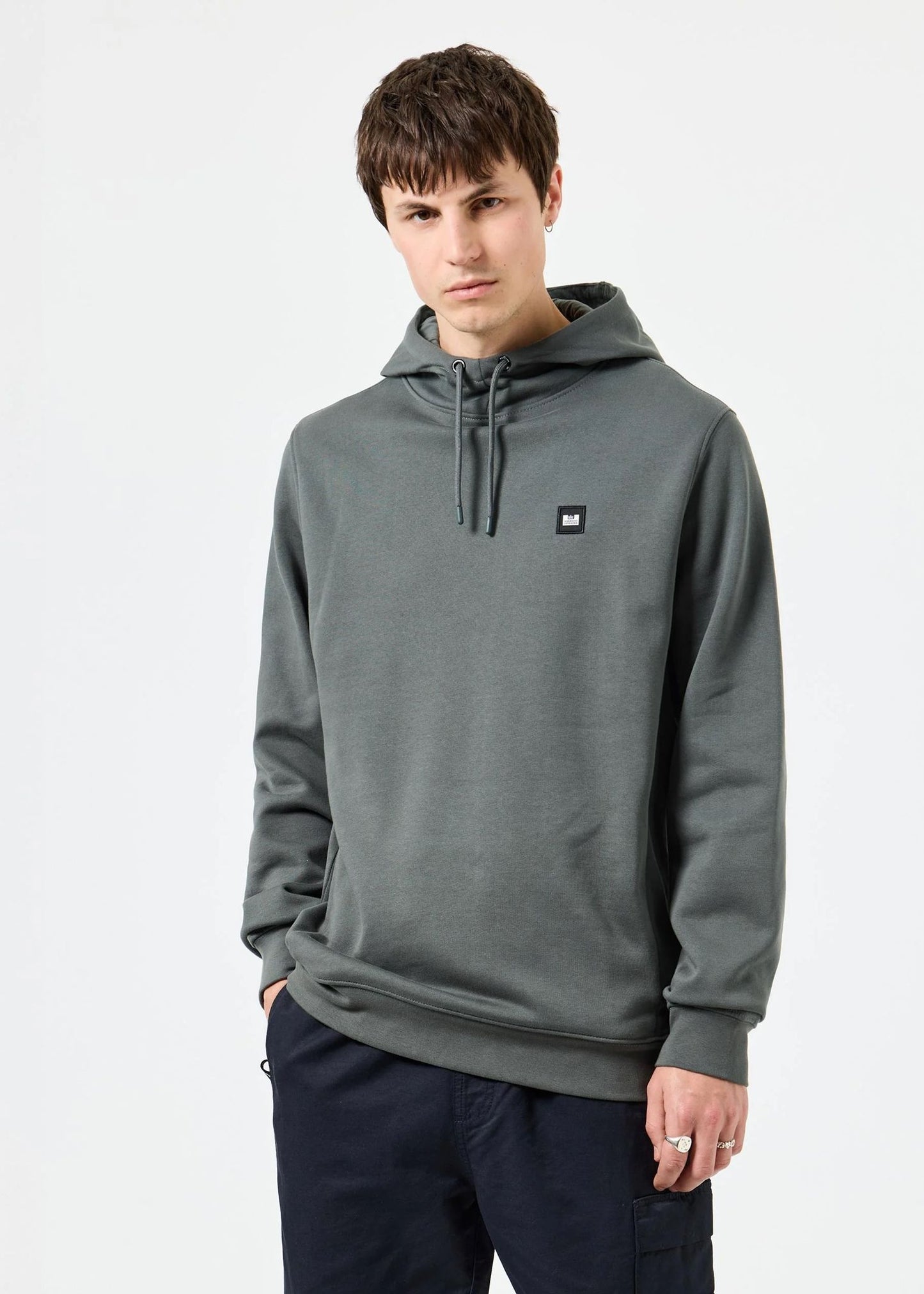 Weekend Offender Hoodies  Ribbe - zinc 