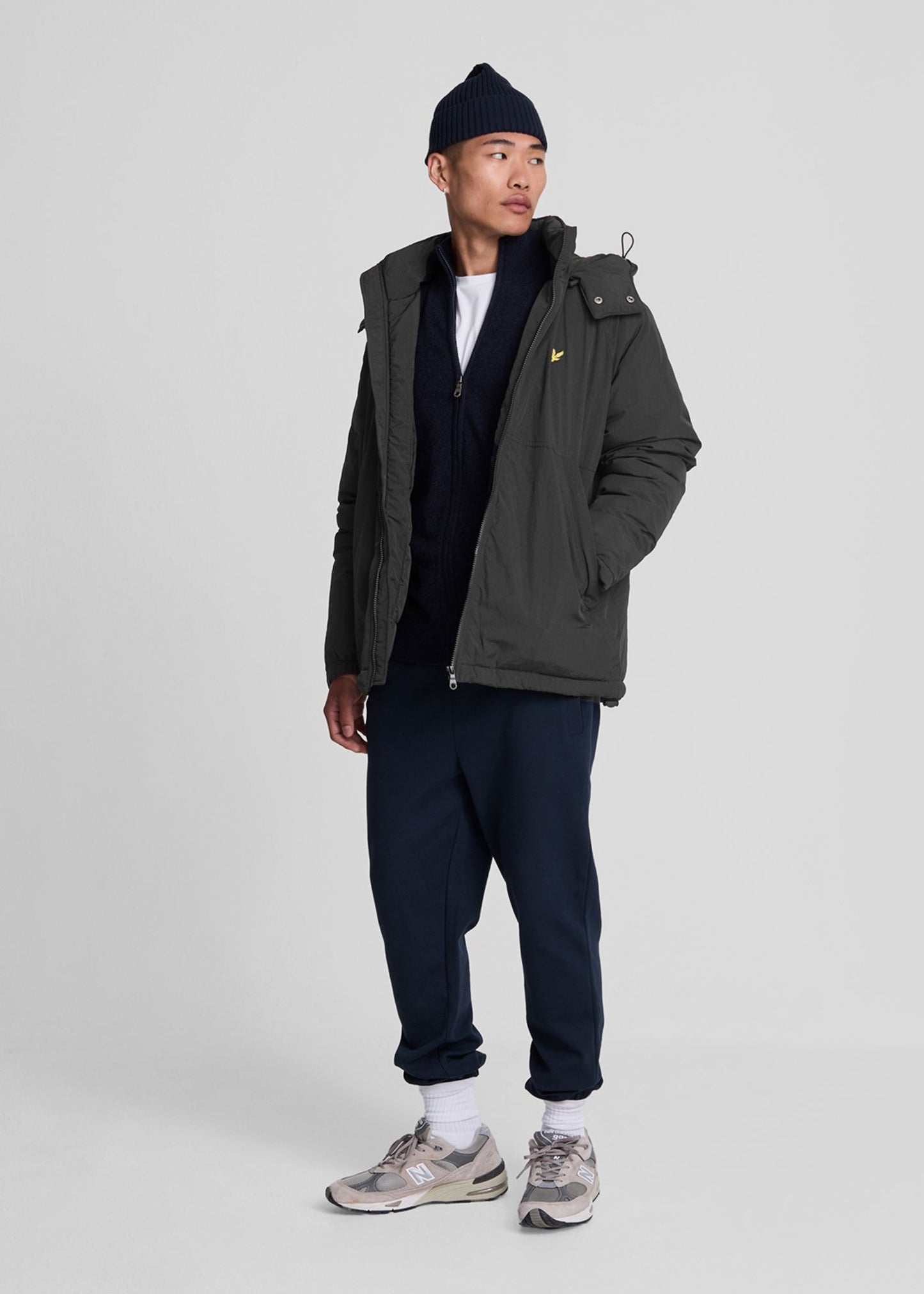 Lyle & Scott Jassen  Padded puffer jacket - jet black 