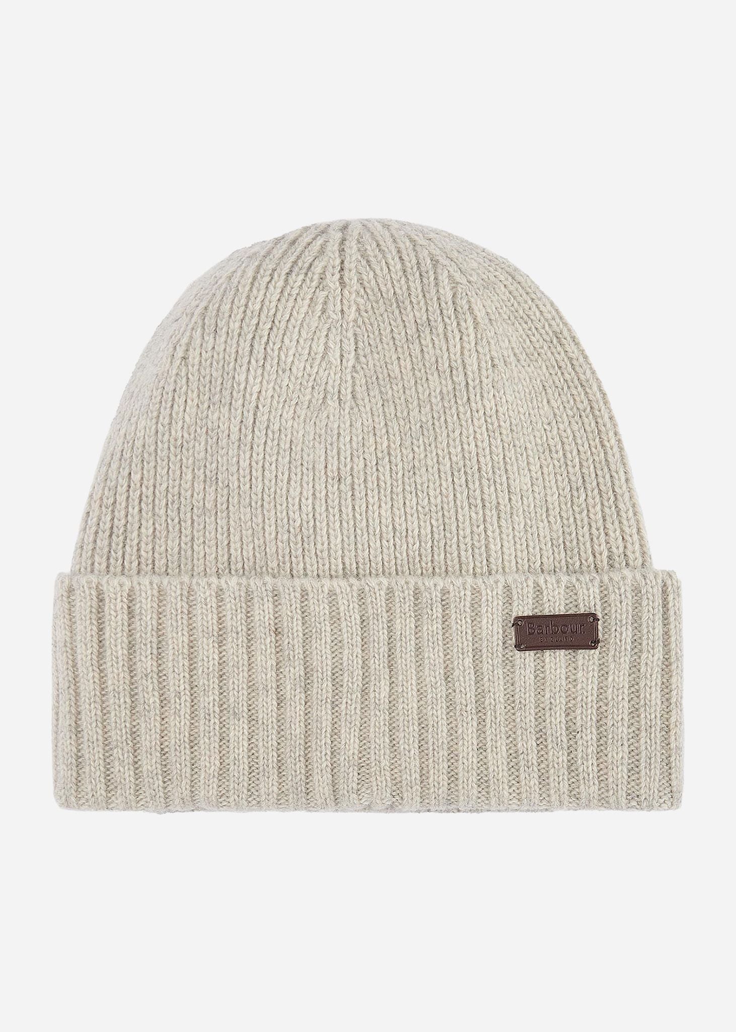 Barbour Mutsen  Carlton beanie hat - light grey 