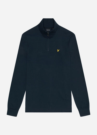 Lyle & Scott Truien  Interlock quarter zip - dark navy 