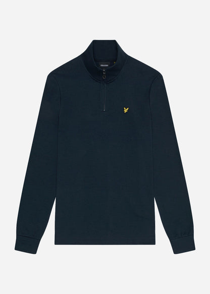 Lyle & Scott Truien  Interlock quarter zip - dark navy 