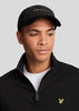 Lyle & Scott Truien  Interlock quarter zip - jet black 