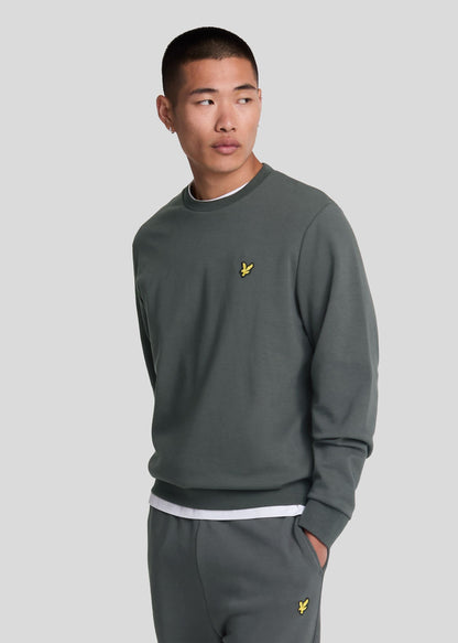 Lyle & Scott Truien  Interlock crew neck sweatshirt - gunmetal 