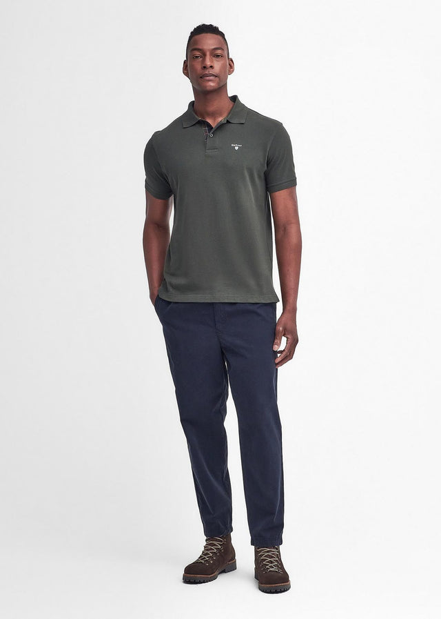 Barbour Polos  Tartan pique polo shirt - forest green 
