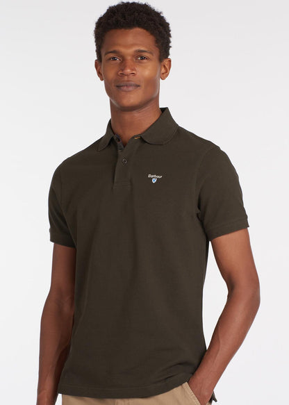 Barbour Polo's  Tartan pique polo shirt - forest green 