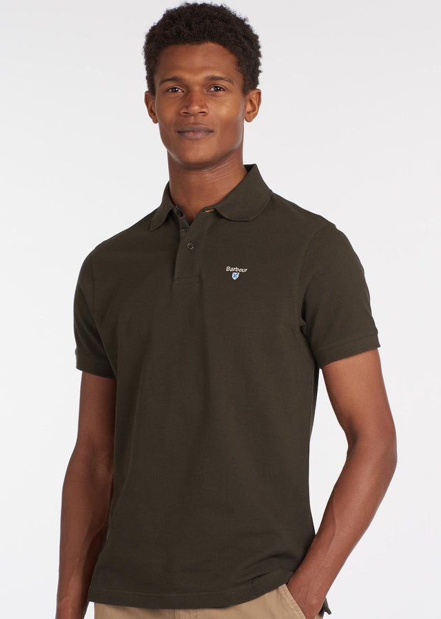 Barbour Polos  Tartan pique polo shirt - forest green 