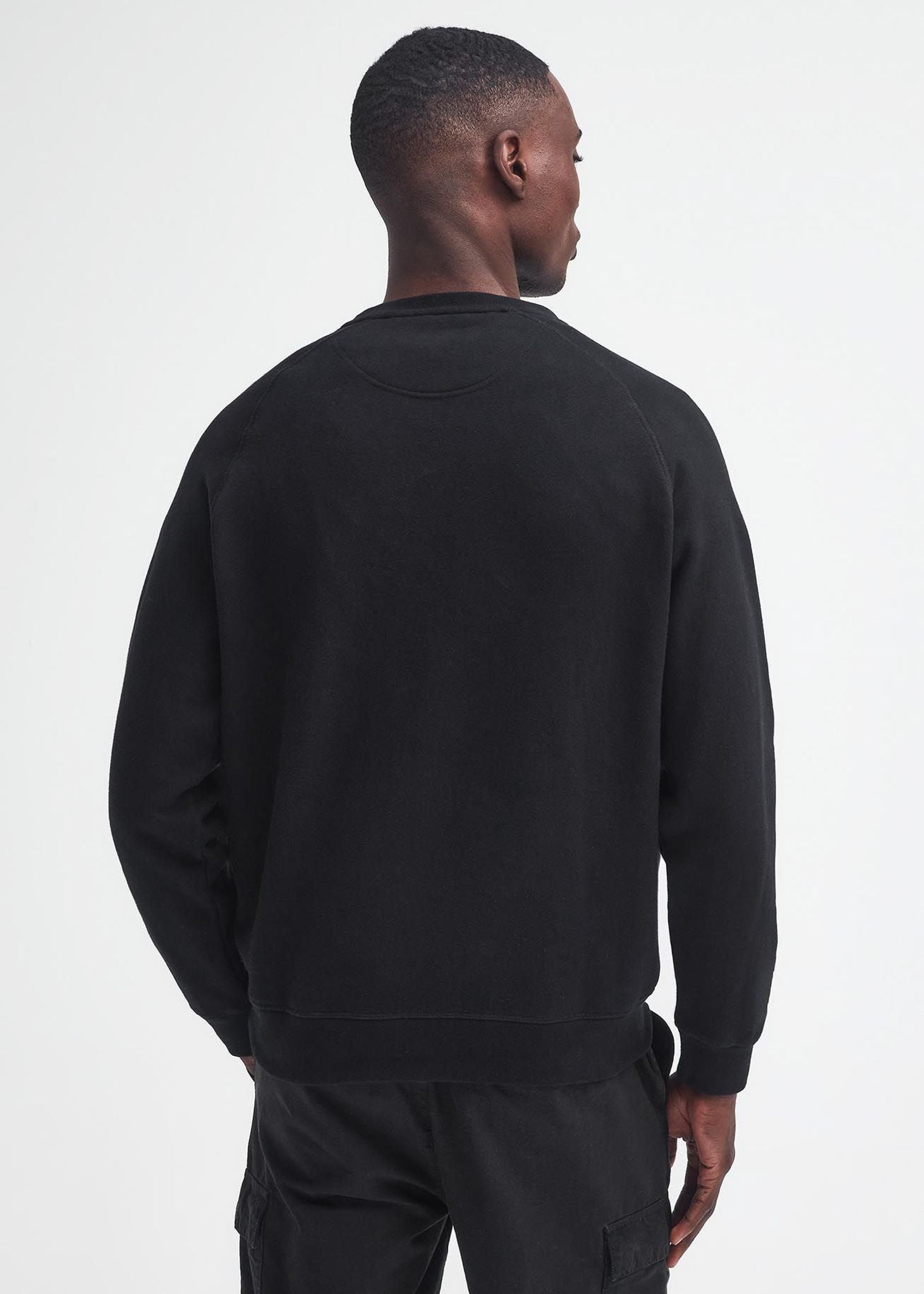 Barbour International Truien  Essential crew neck sweat - black pewter 