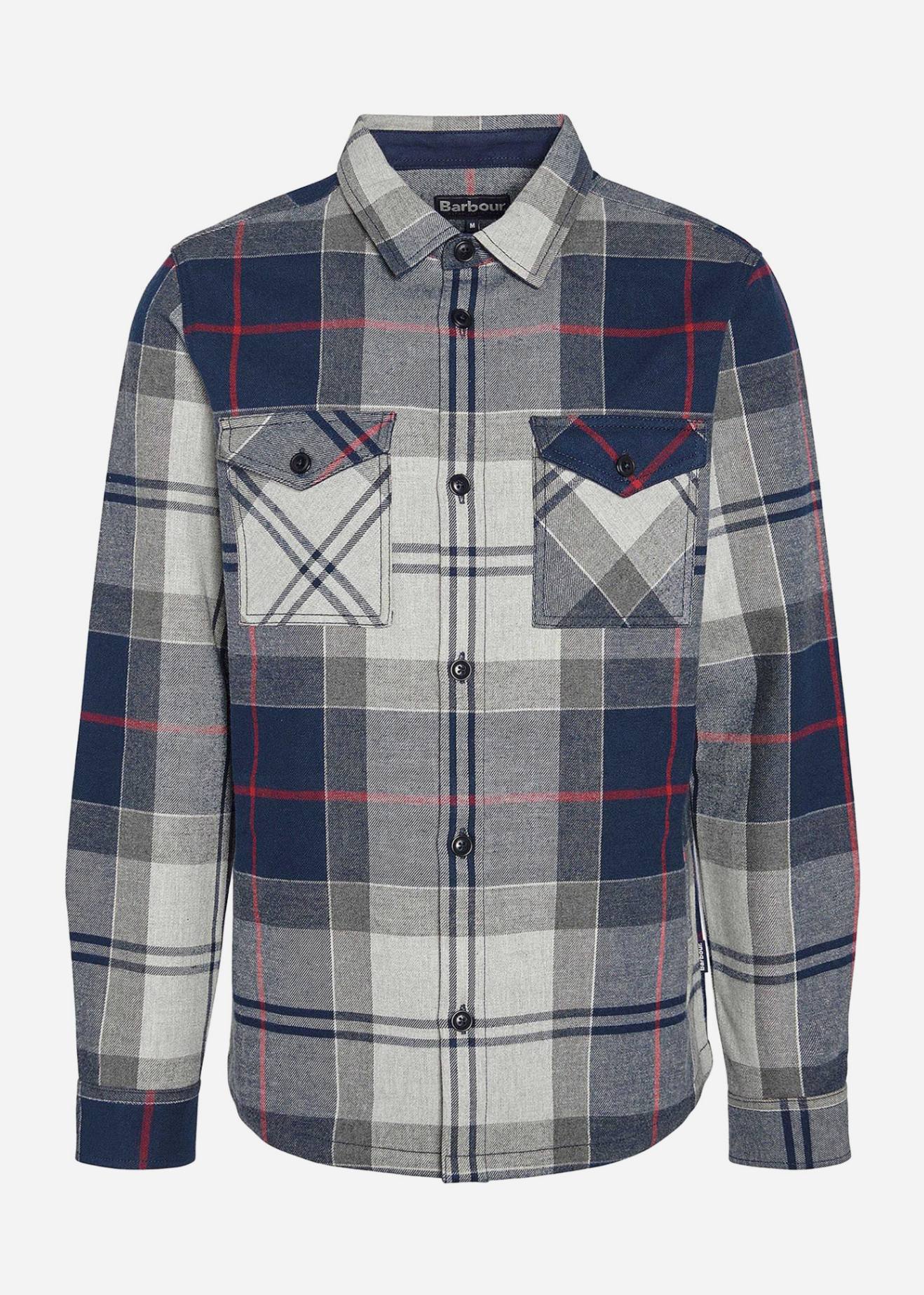 Barbour Overshirts  Cannich tailored tartan overshirt -blue granite tartan 