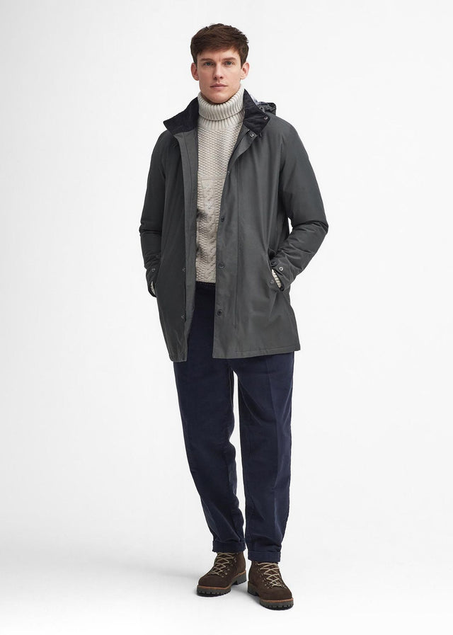 Barbour Jackets  Chelsea waterproof mac - charcoal blue granite tartan 