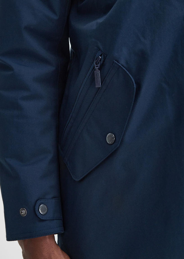 Barbour Jackets  Chelsea waterproof mac - navy blue granite tartan 