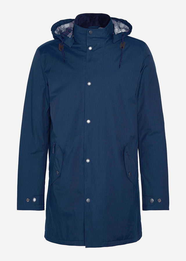 Barbour Jackets  Chelsea waterproof mac - navy blue granite tartan 