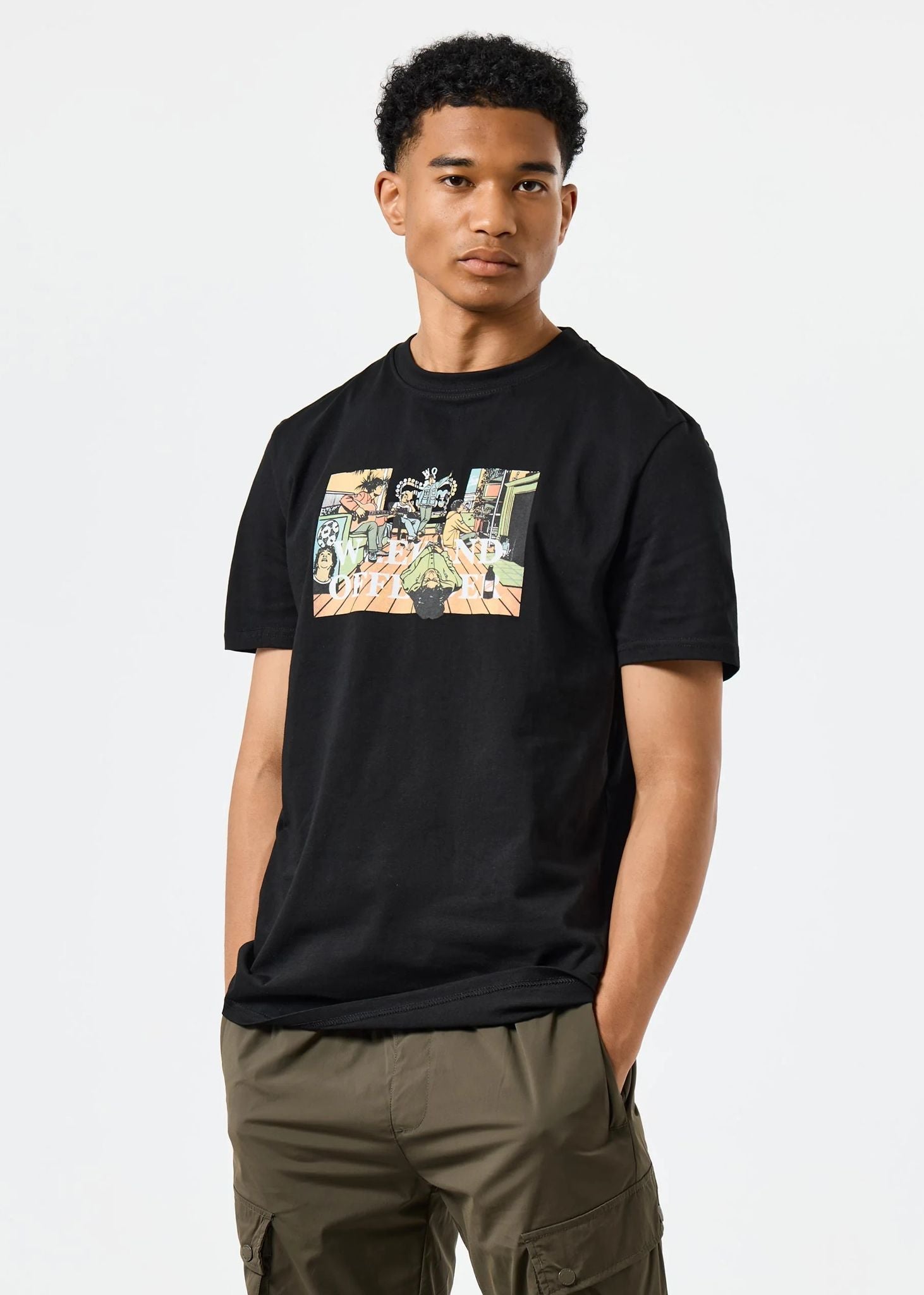 Weekend Offender T-shirts  Stratford Avenue - Black 