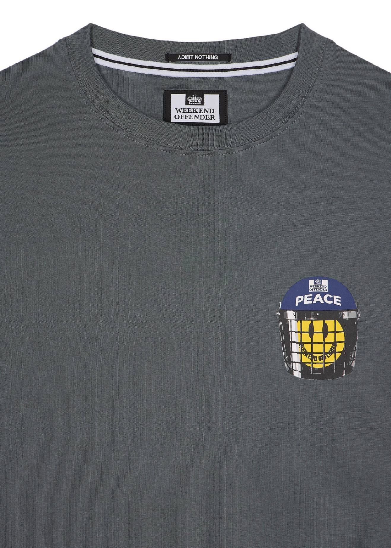 Weekend Offender T-shirts  Metropolitan peace - zinc 