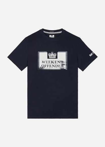 Weekend Offender T-shirts  Bonpensiero - navy 