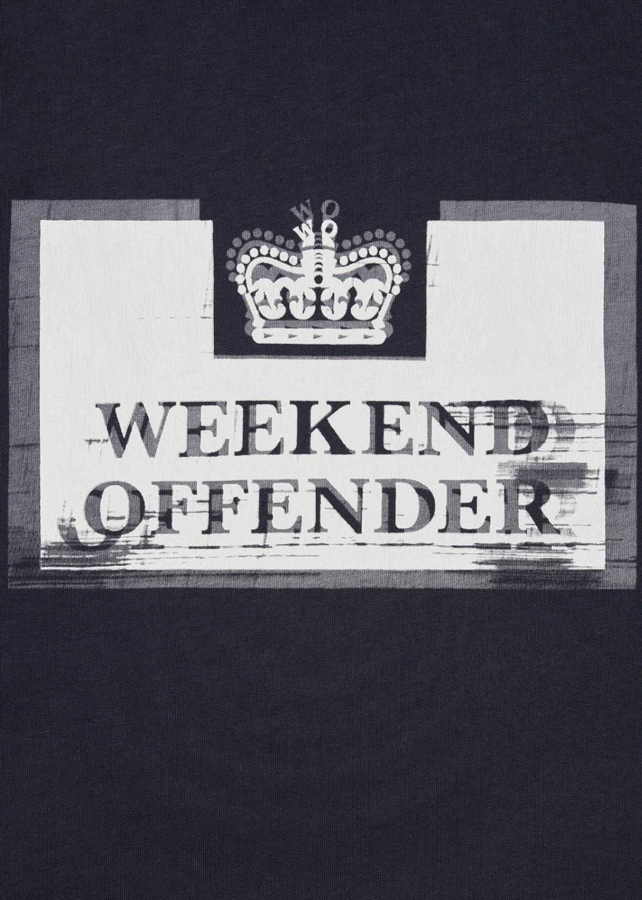 Weekend Offender T-shirts  Bonpensiero - navy 