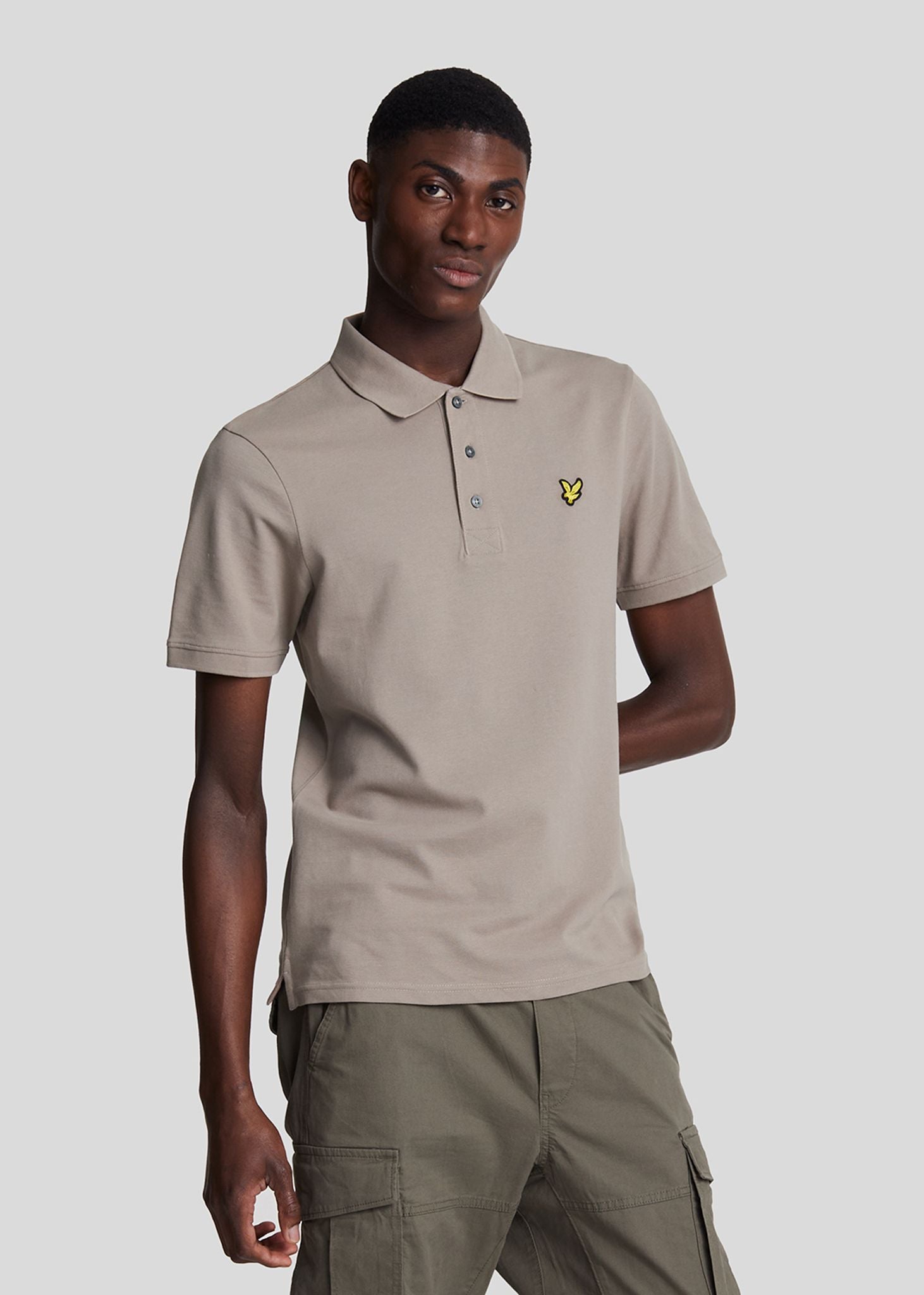 Lyle & Scott Polo's  Plain polo shirt - sage uniform 