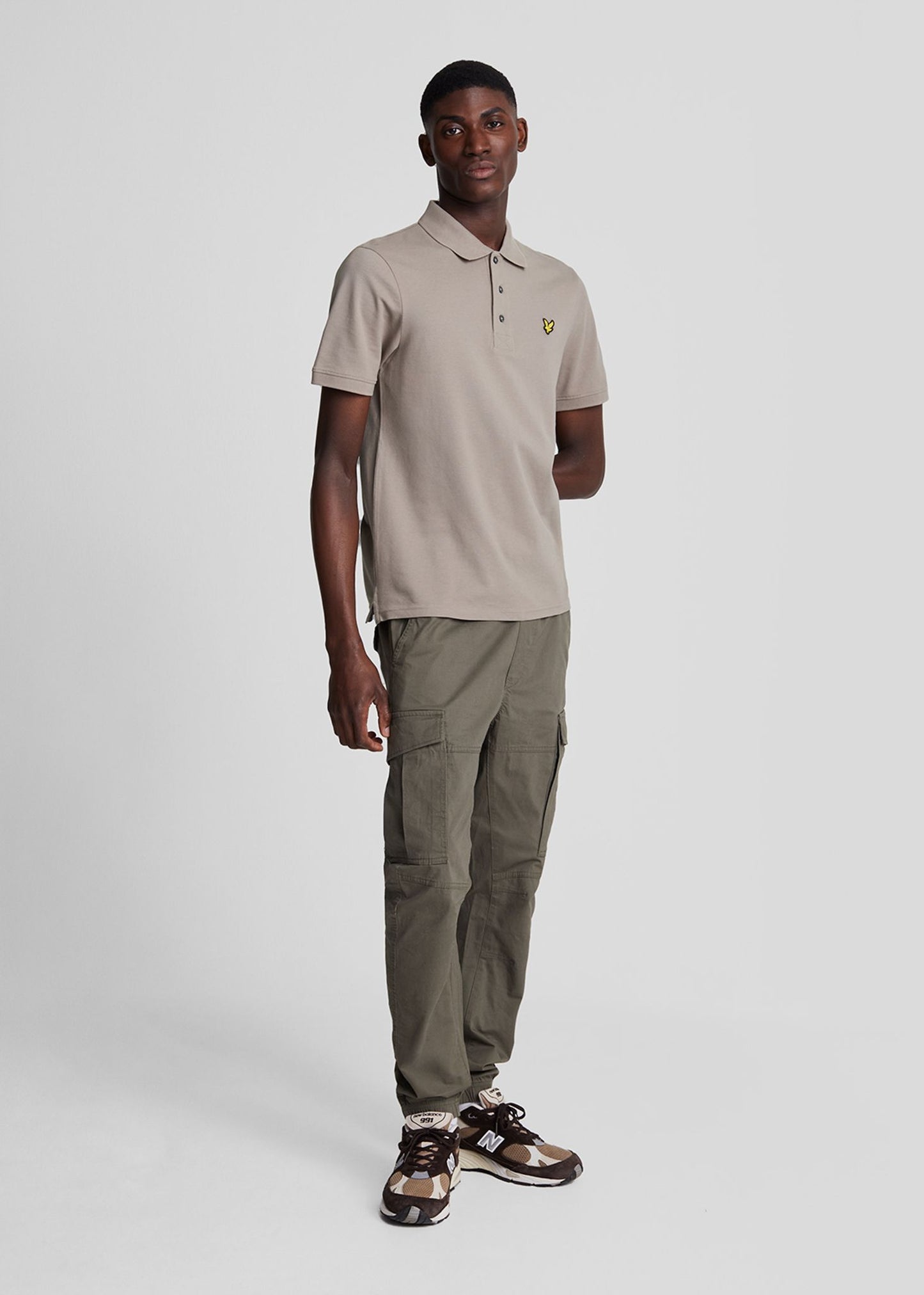 Lyle & Scott Polo's  Plain polo shirt - sage uniform 