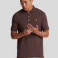 Lyle & Scott Polo's  Plain polo shirt - deep mahogany 