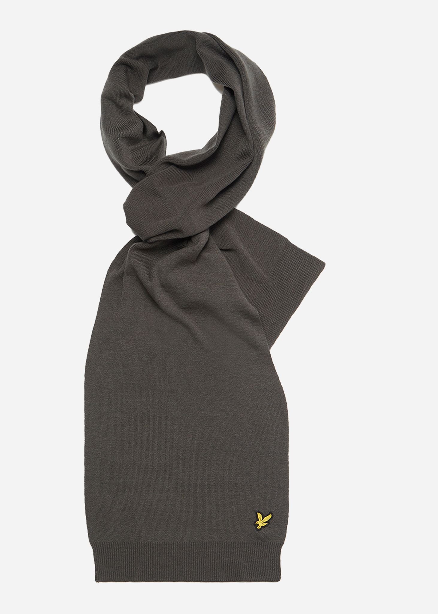 Lyle & Scott Sjaals  Scarf - mid grey marl 