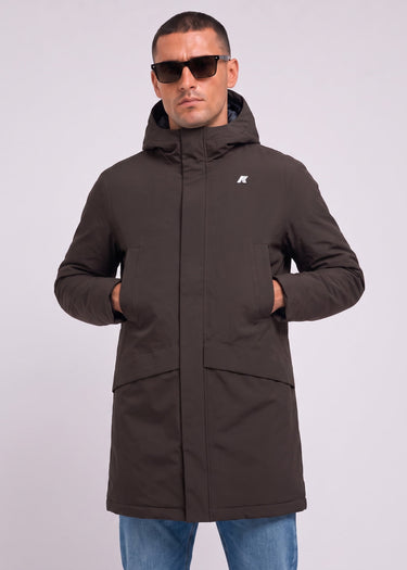 K-Way Jackets Jarno twill marmotta - black olive blue airforce