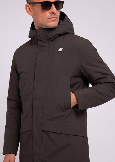 K-Way Jackets Jarno twill marmotta - black olive blue airforce