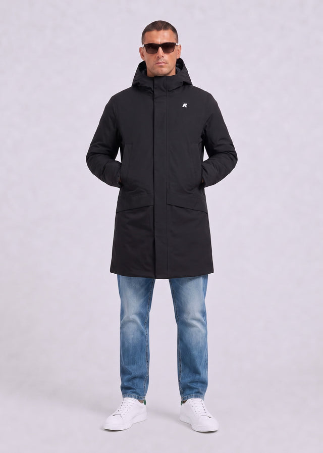 K-Way Jackets Jarno twill marmotta - black p blue a