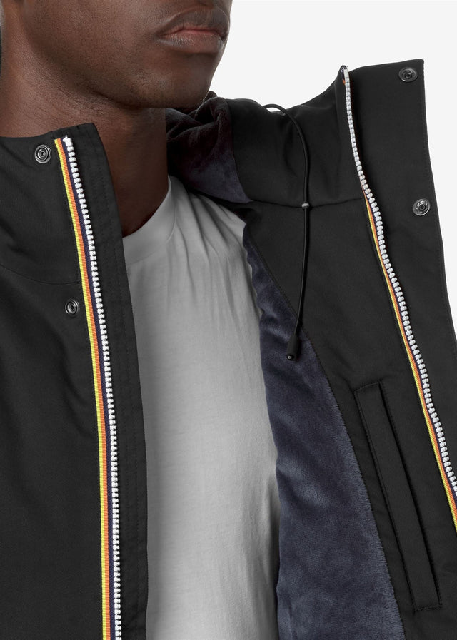 K-Way Jackets Jarno twill marmotta - black p blue a