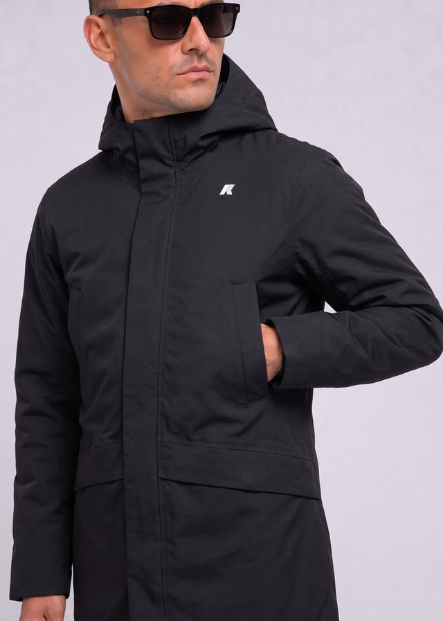 K-Way Jackets Jarno twill marmotta - black p blue a
