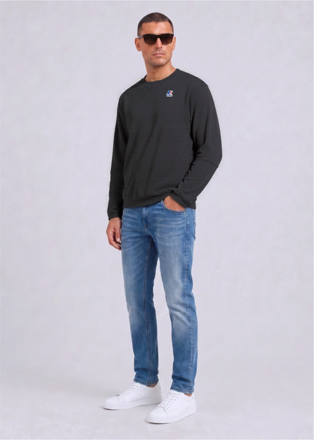 K-Way Sweaters Nael brushed pc - black pure