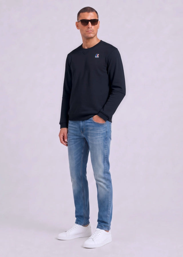 K-Way Sweaters Nael brushed pc - blue depth