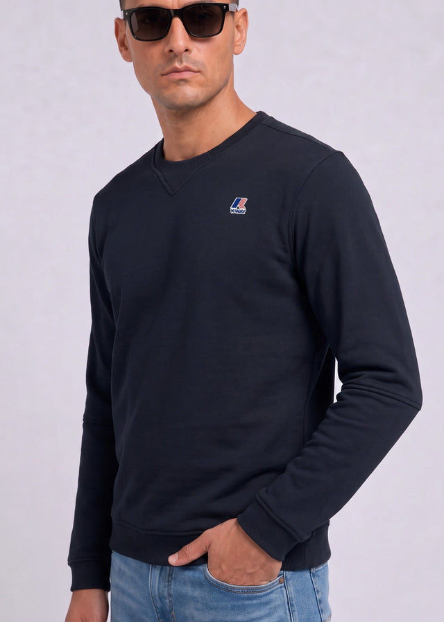 K-Way Sweaters Nael brushed pc - blue depth