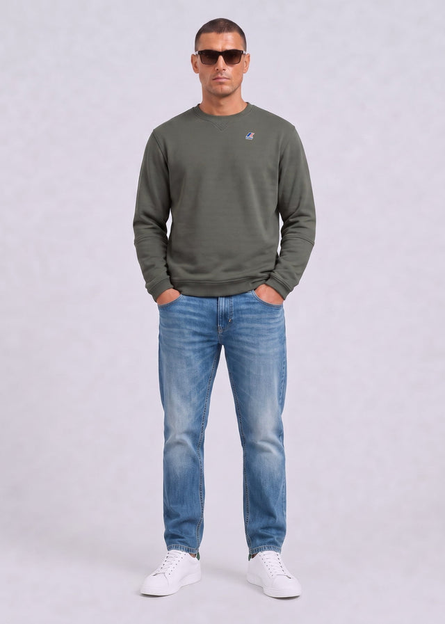 K-Way Sweaters Nael brushed pc - green blackish
