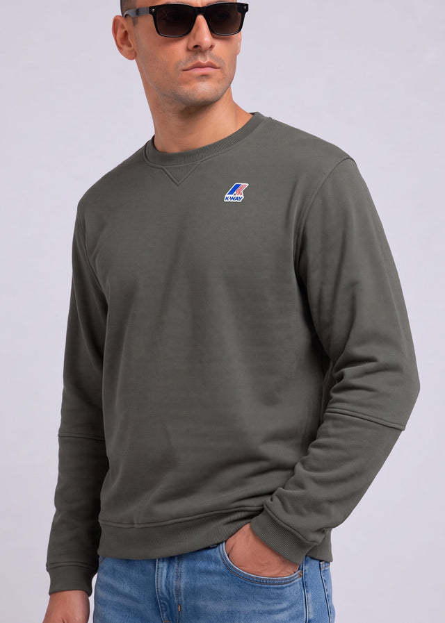 K-Way Sweaters Nael brushed pc - green blackish
