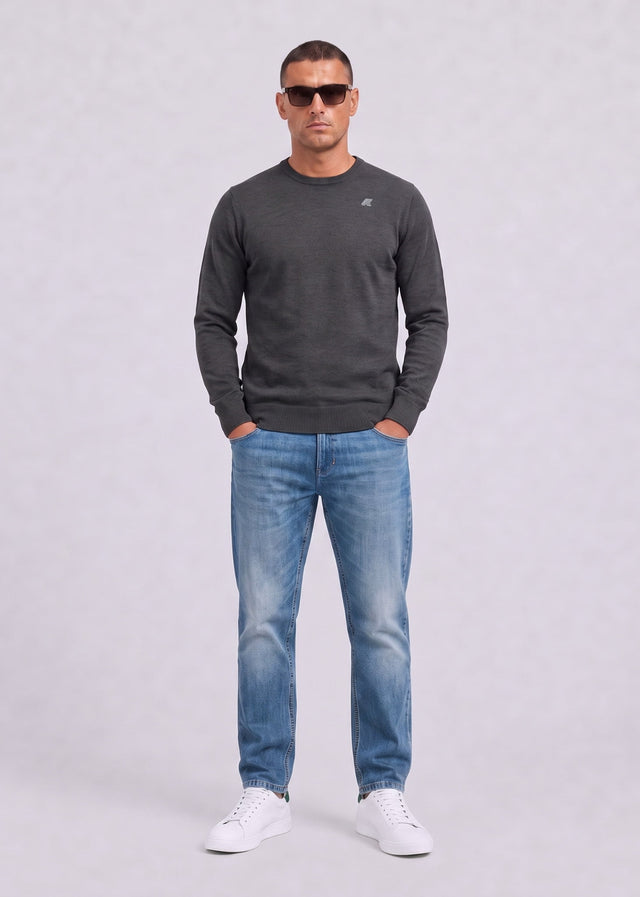 K-Way Sweaters Sebastien merino - grey md mel