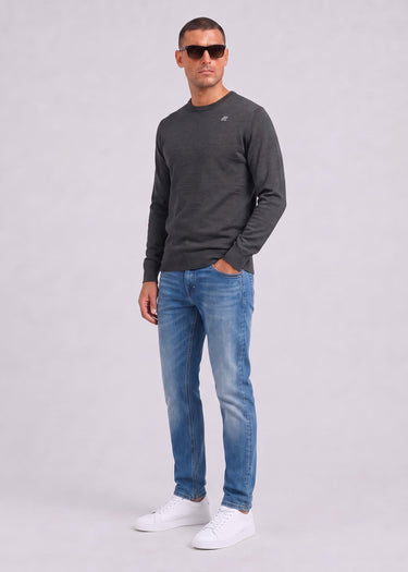 K-Way Sweaters Sebastien merino - grey md mel