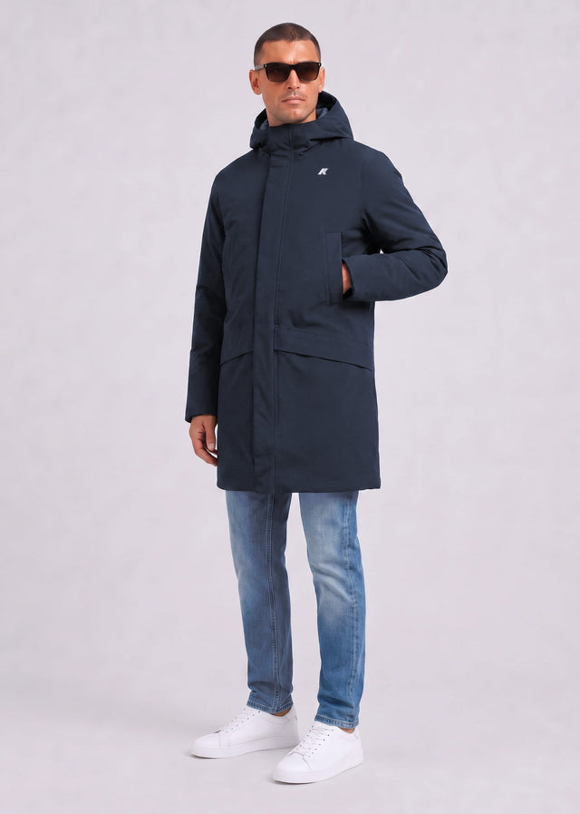 K-Way Jackets Jarno twill marmotta - blue d blue a