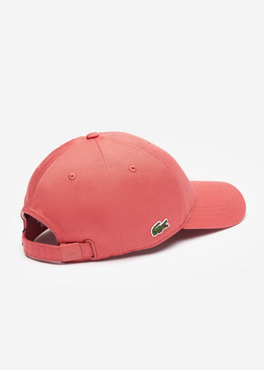Lacoste Petten  Cotton cap - sierra red 