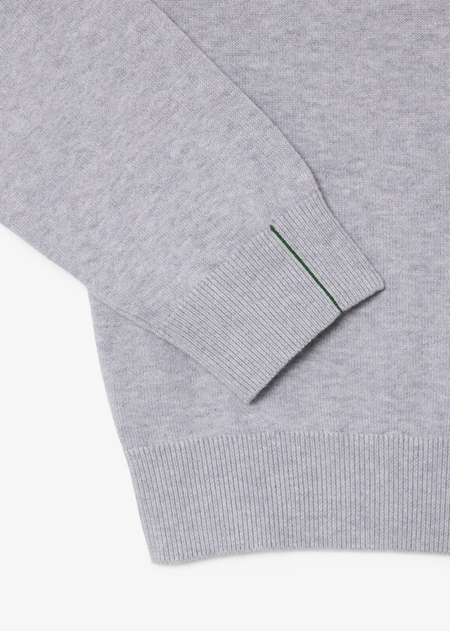 Lacoste Sweaters Regular fit crew neck sweater - silver chine