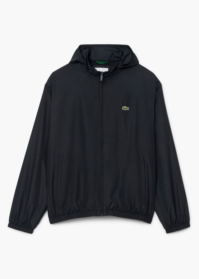 Lacoste Jackets Water repellent track jacket - blackbird