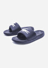 Lacoste Slippers  Serve Slide - navy white 