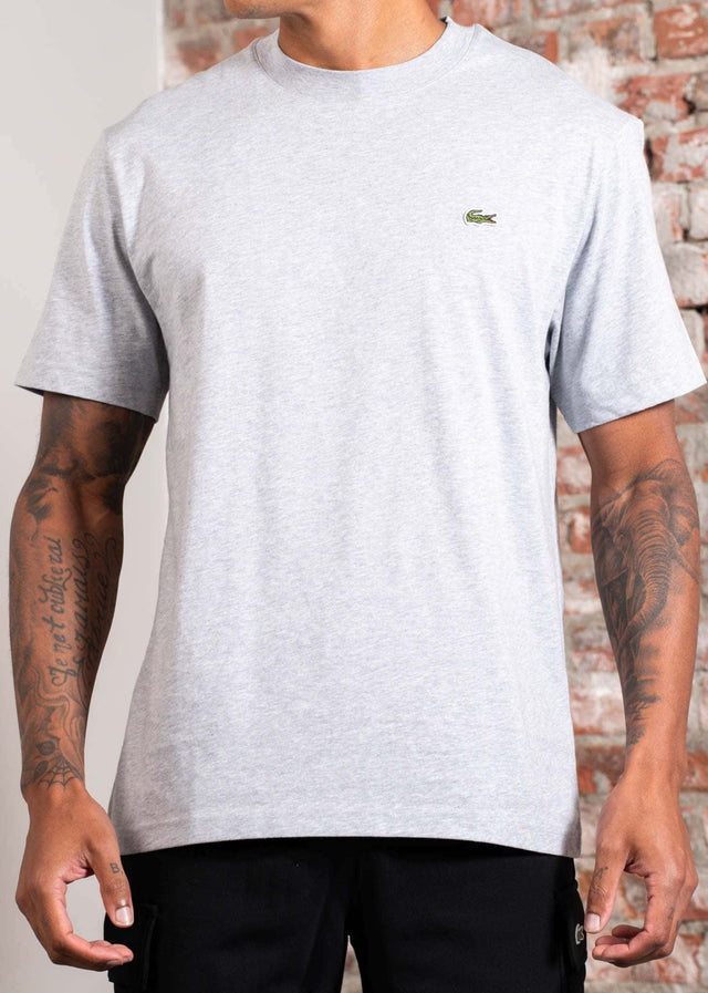Lacoste T-shirts Cotton t-shirt - silver chine