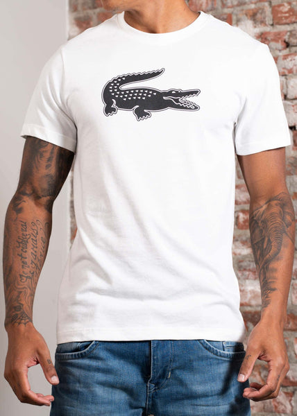 lacoste-tshirt-logo-print-wit-
